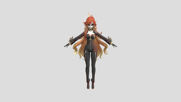 Genshin impact: Mavuika 3D Model