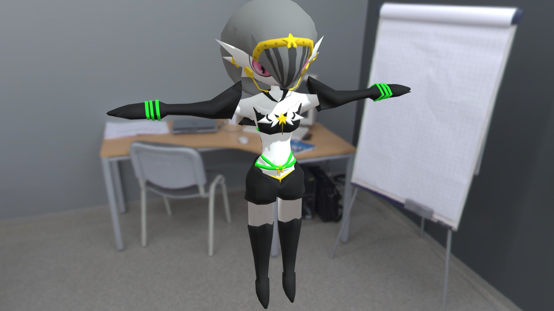 MEGA GARDEVOIR POKEMON 3D model 3D printable