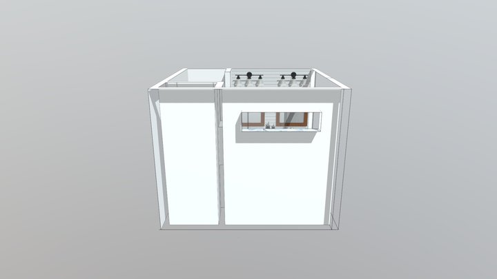 Ensuite Bathroom 3D Model