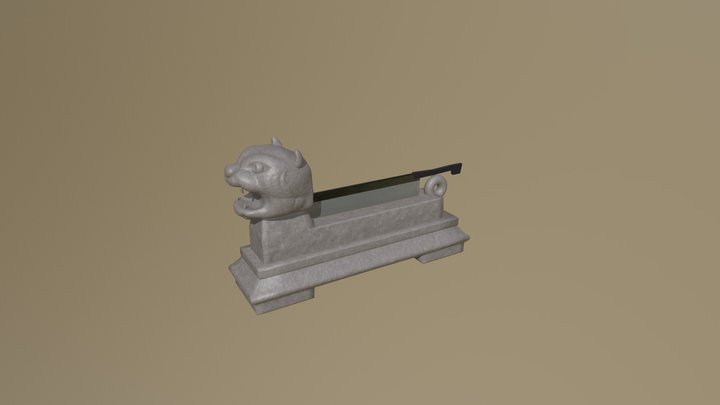 Chinese tiger guillotine 3D Model