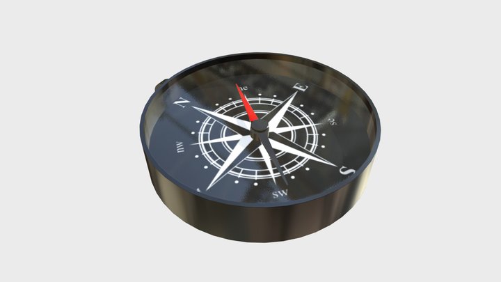 Toy compass 3D Model