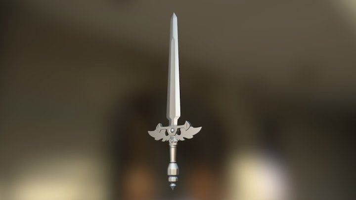 épée angélique 3D Model