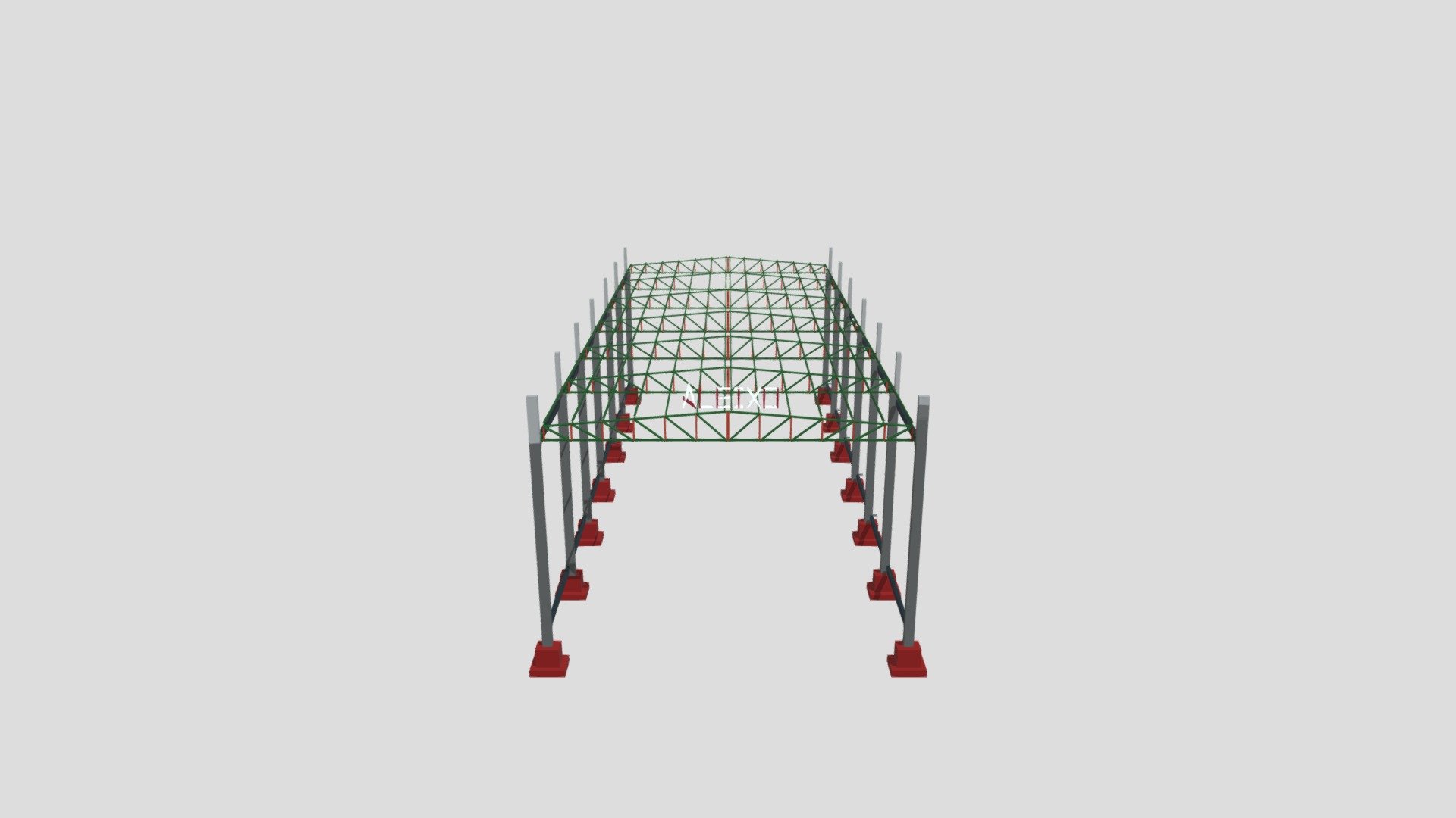 Modelagem Estrutural - Barracao 20x30