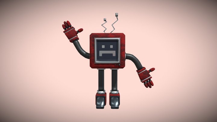 TV BOT 3D Model