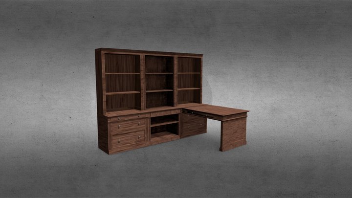 BookShelf 3D Model