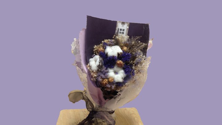 Dried Flower - Happy Graduation! 3D Model
