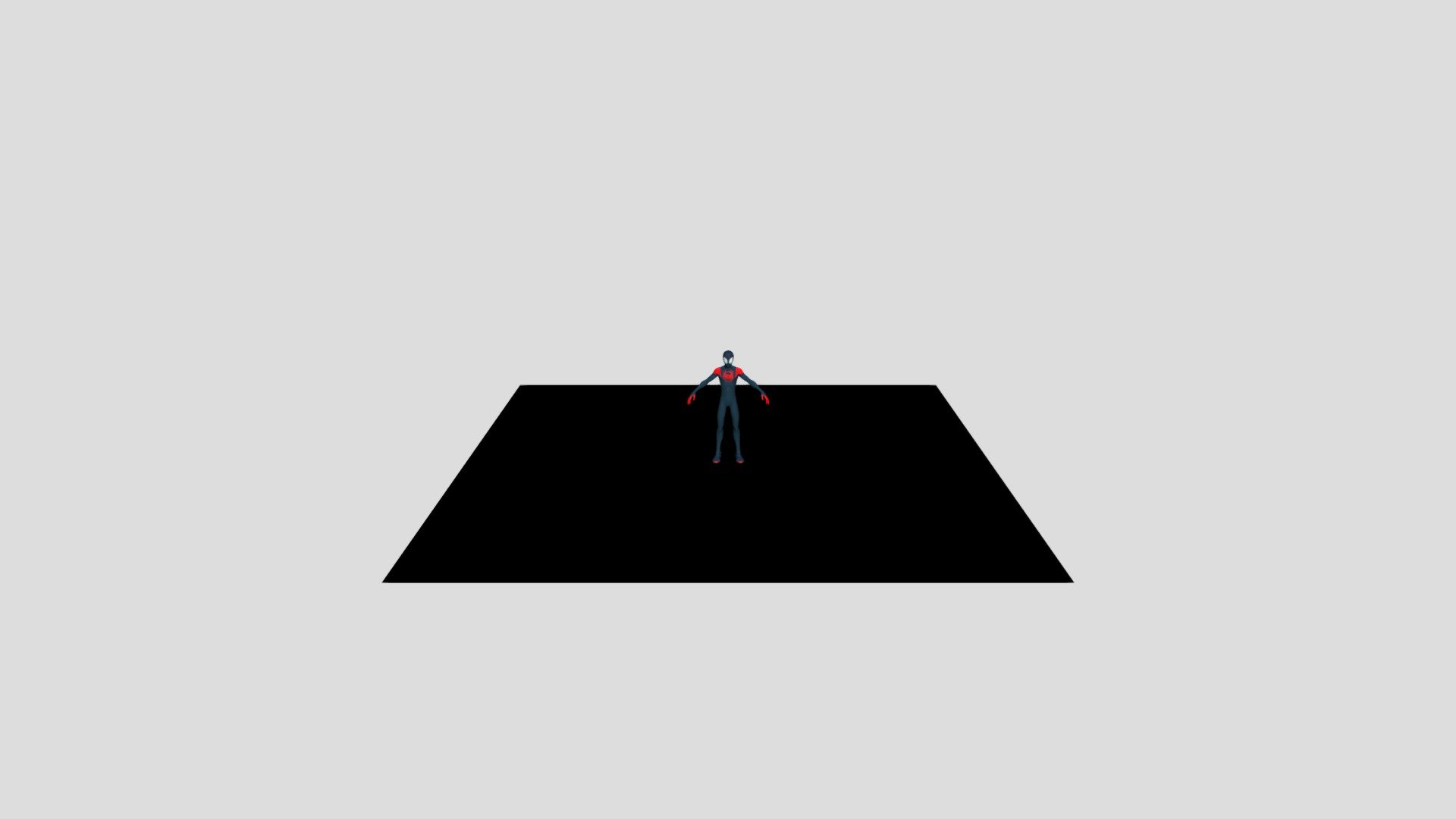 Miles-morales-blender-cycles-with-rig