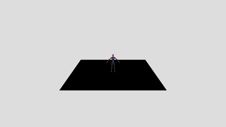 Miles-morales-blender-cycles-with-rig 3D Model