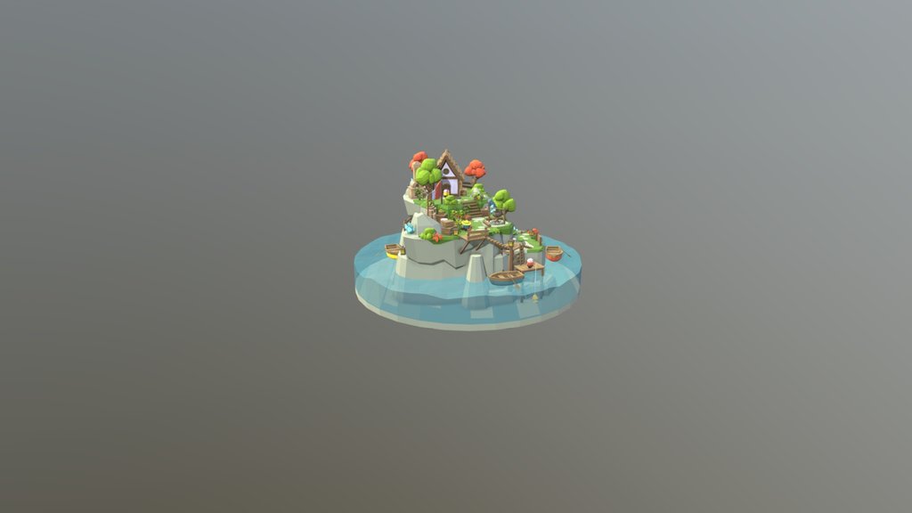 Piggy Island Diorama