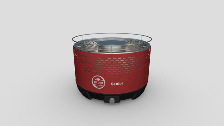 Senior Red (Inox) 3D Model