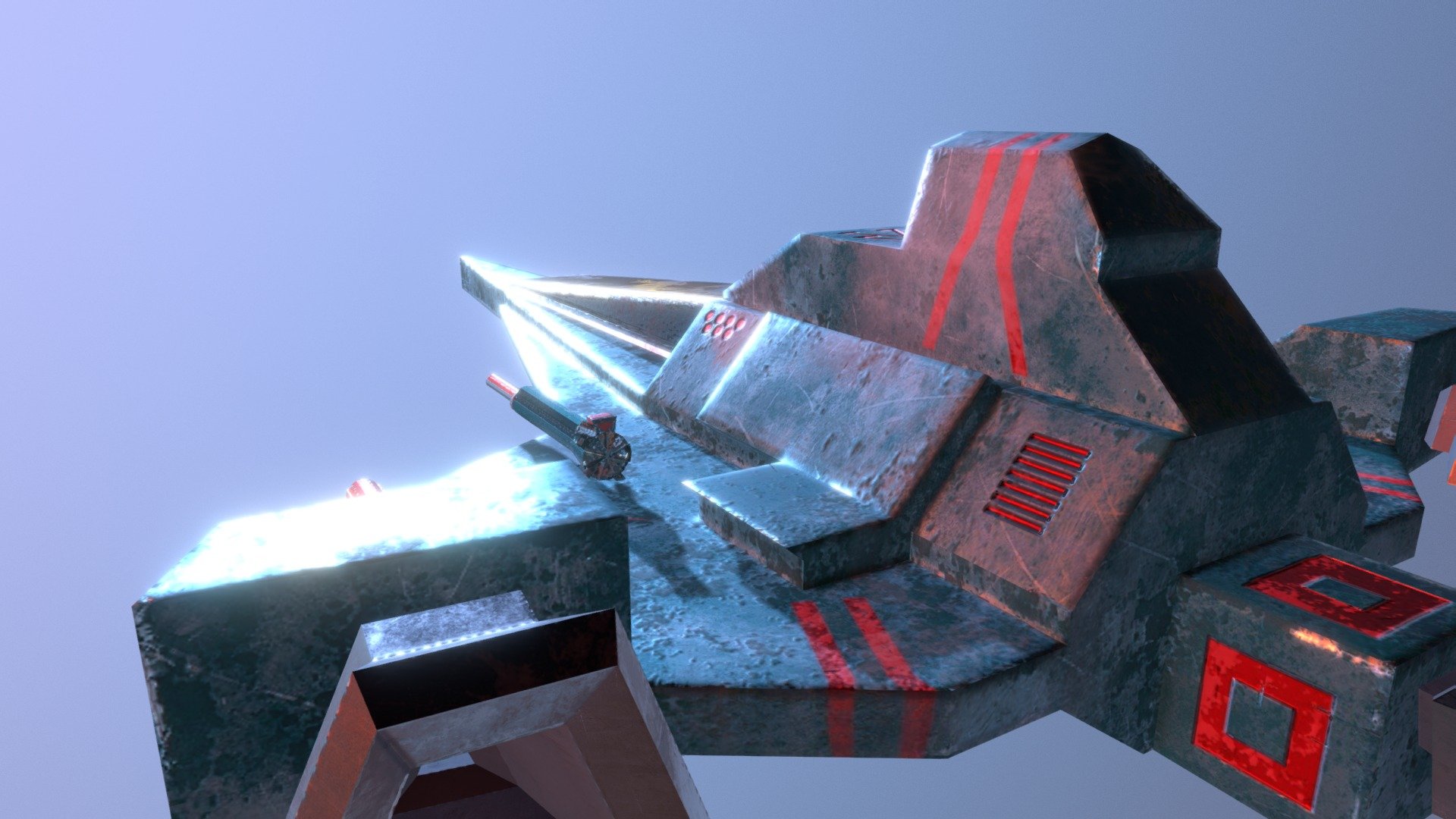 Battle_Fighter_V4 - 3D model by itheta [1951929] - Sketchfab