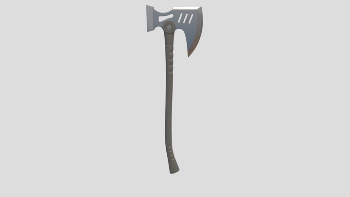 Sci-fi axe 3D Model