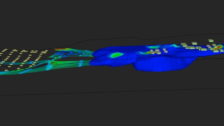 地下水迁移 3D Model