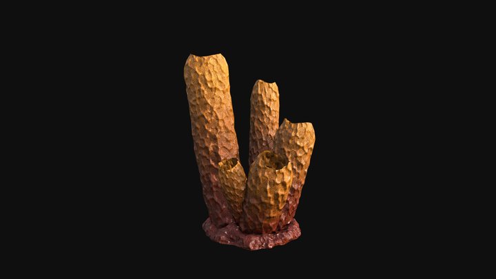Lowpoly coral – Free 3D Model STL