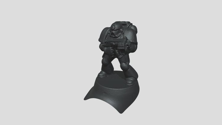 Warhammer Ultramarine 3D Model