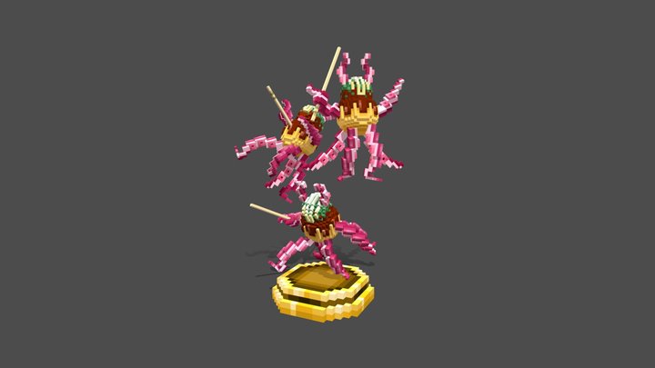 Takoyaki Warriors🐙 3D Model