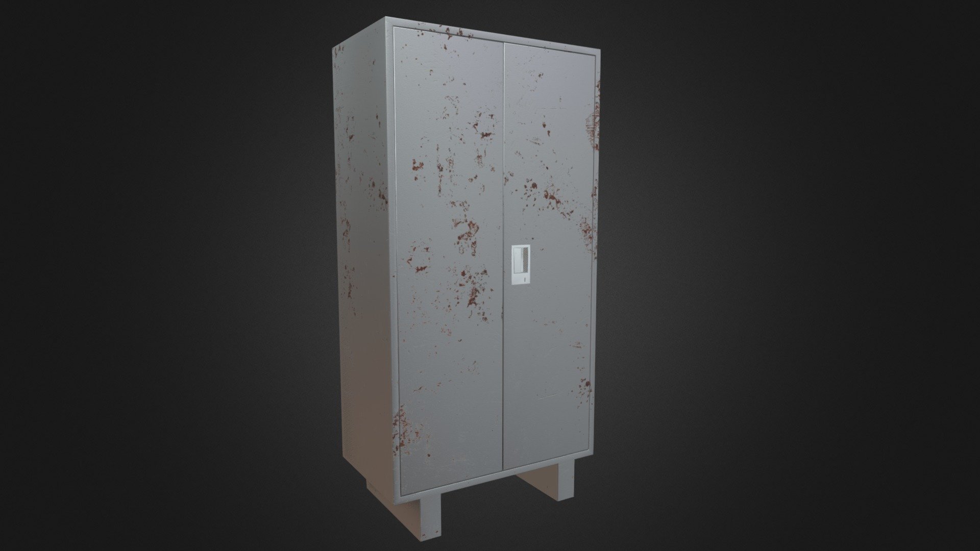 Rusty cupboard Lowpoly(Vray) Download Free 3D model by mama619