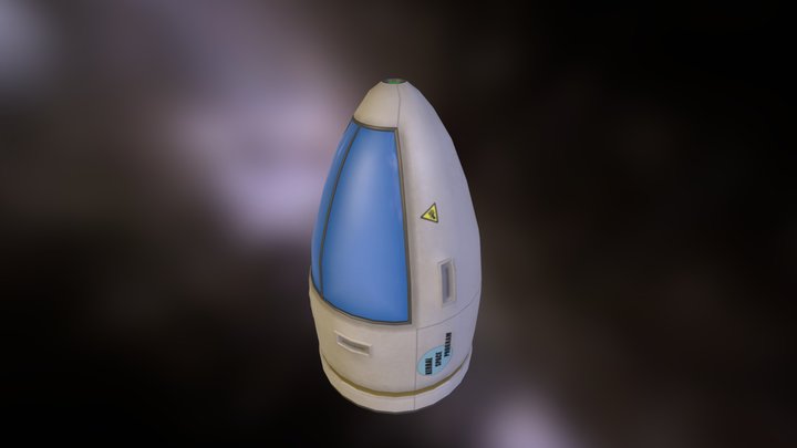 KSP Bullet Pod UR2 3D Model