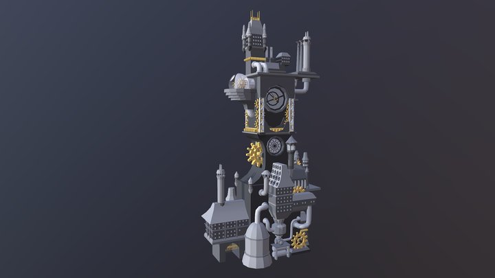 Daily Steampunk Marathon (Day IV) 3D Model