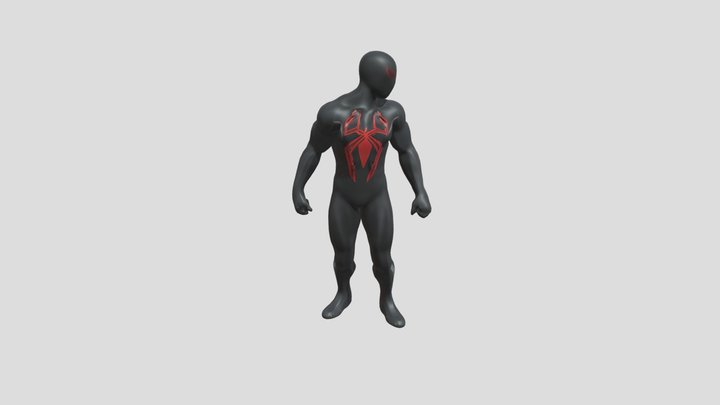 Shadow Web – Stylized Superhero 3D Character 3D Model