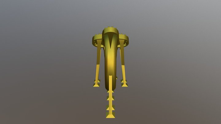 Ring 4 lips for 3d print 3D Model