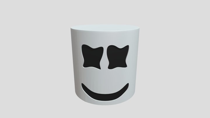 Marshmellow Helmet 3D Model