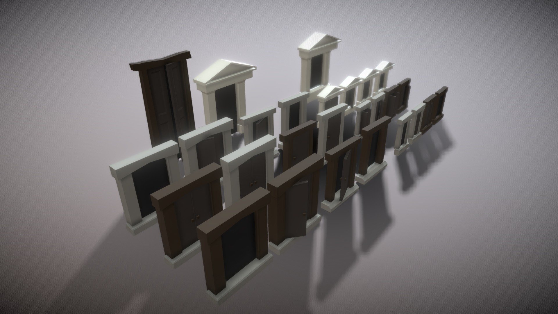 Ancient Greek Windows And Doors Pack - Buy Royalty Free 3D model by ...