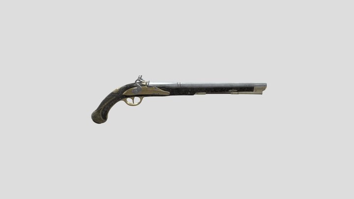 Old_MusketGun 3D Model