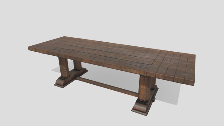 Great Hall Table 3D Model
