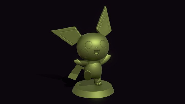⚡️ PICHU [Pokemon] STL ⚡️ 3D Model