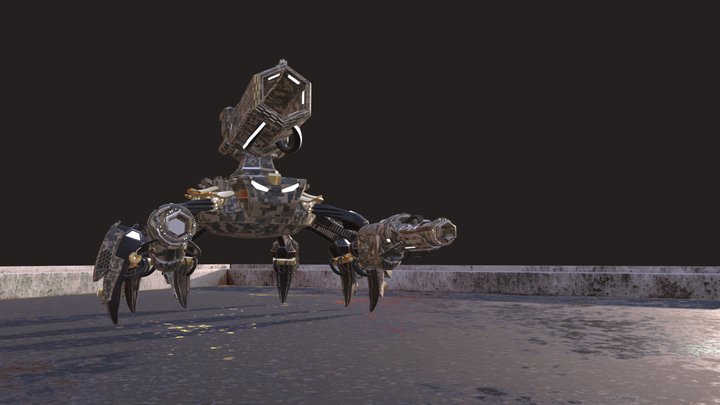 Krab-A-Lovelace 0001 3D Model