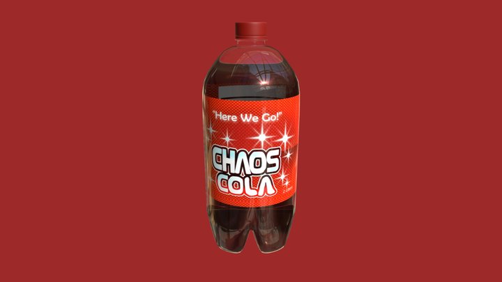 Chaos Cola 2 Liter 3D Model