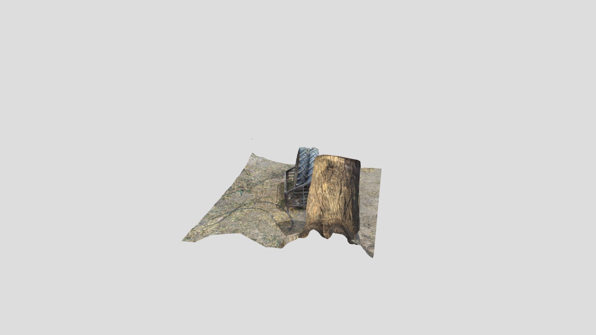 Tractor tyres 3d scan