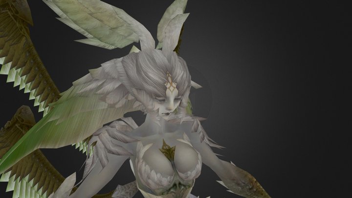 Final fantasy 14 Garuda 3D Model