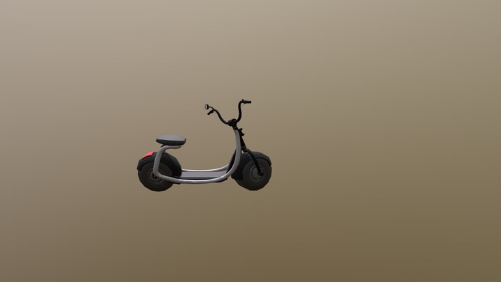 E-scooter 3D Model