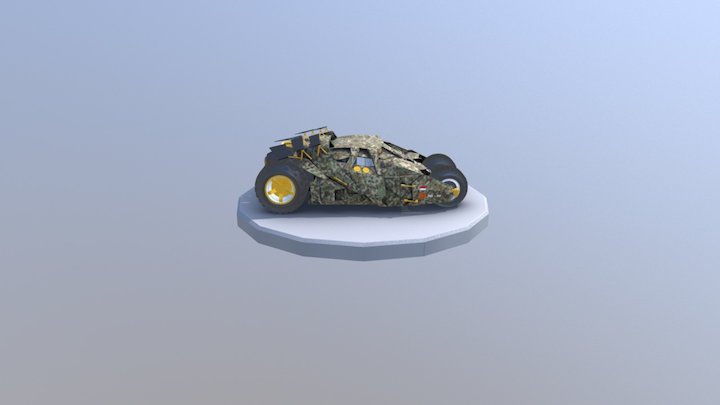 Tumbler - Bat Mobile 3D Model