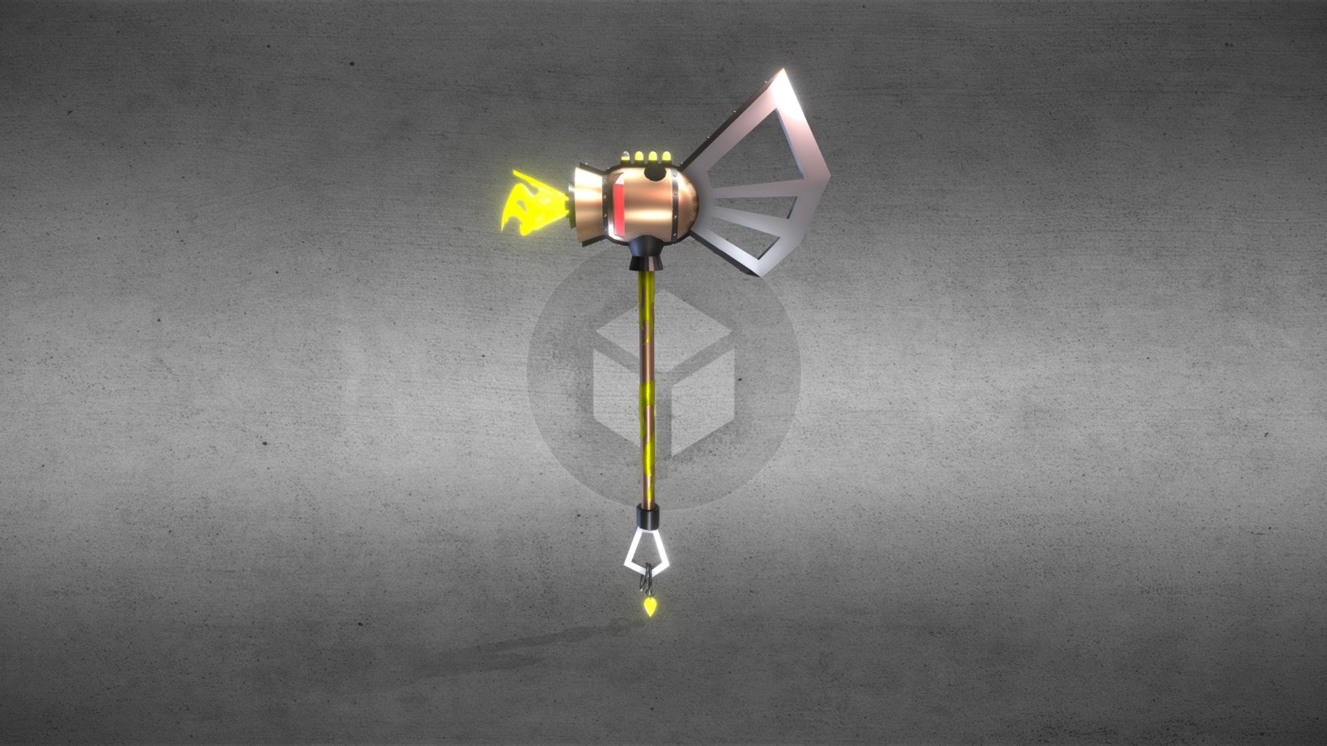 Rocket-fueled axe