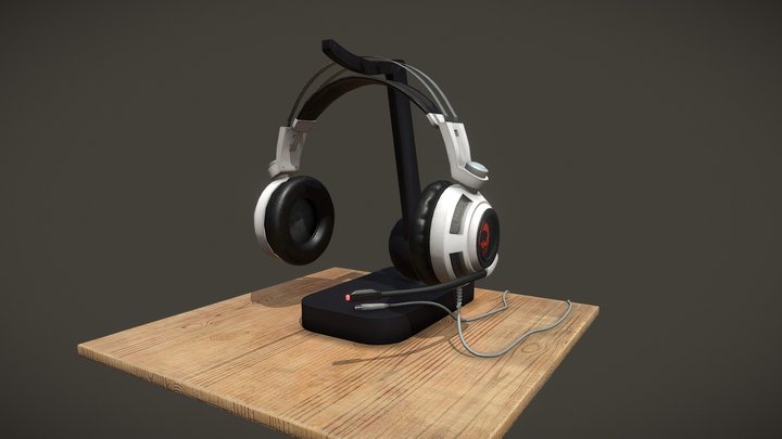 Headphone (Headset) 3D Model