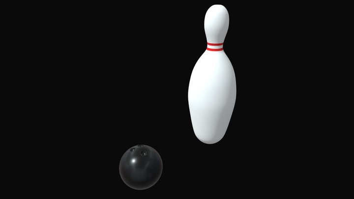 Bowling Pin & Ball