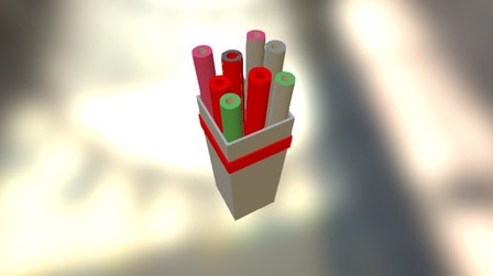 Gift Wrapp Paper 3D Model