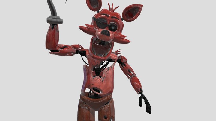 Metallic Withered Foxy - Download Free 3D model by OrangeSauceu [c00dc8d] -  Sketchfab