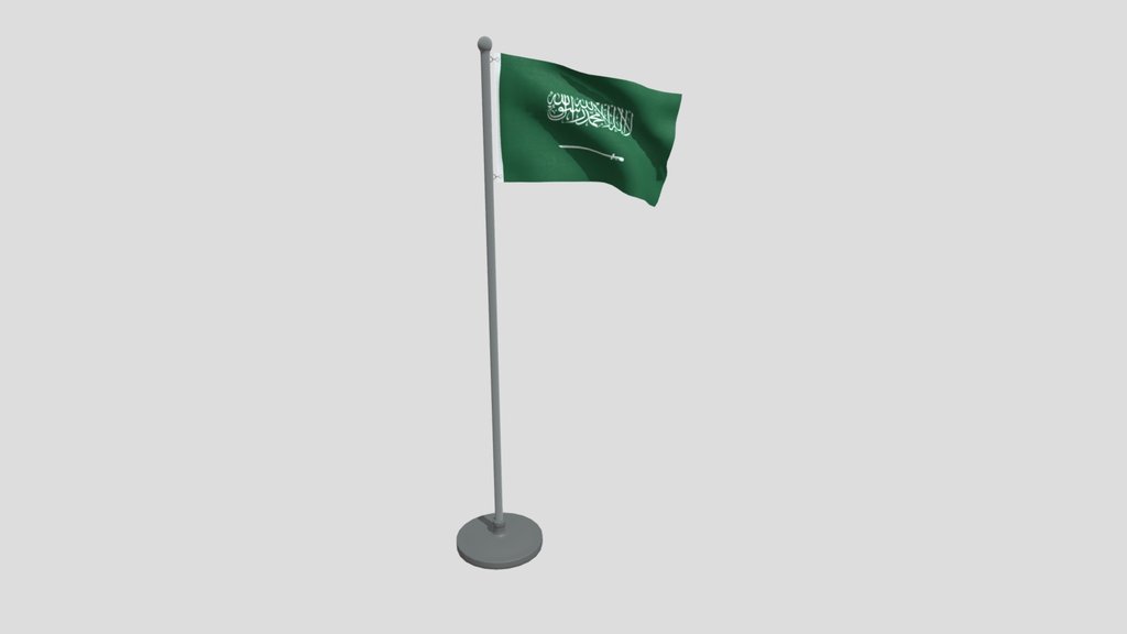 Animated Flag Of Saudi Arabia