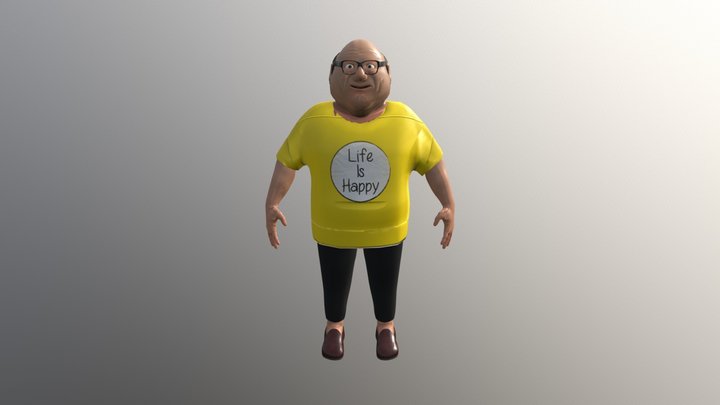 Danny DeVito study 3D Model