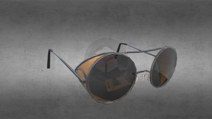 Sarah Connor sunglasses 3D Model