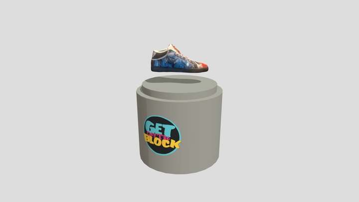 Comic Kicks (Black Superman) 3D Model