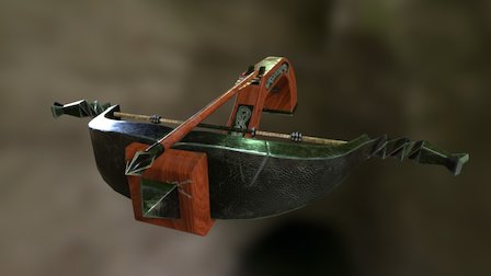 Witcher 3 inspired Crossbow 3D Model