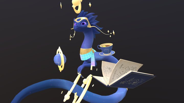 Dragon Companion - Lunaris 3D Model