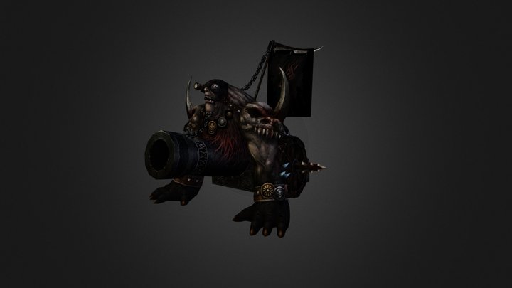 Blackhand Artillery 3D Model