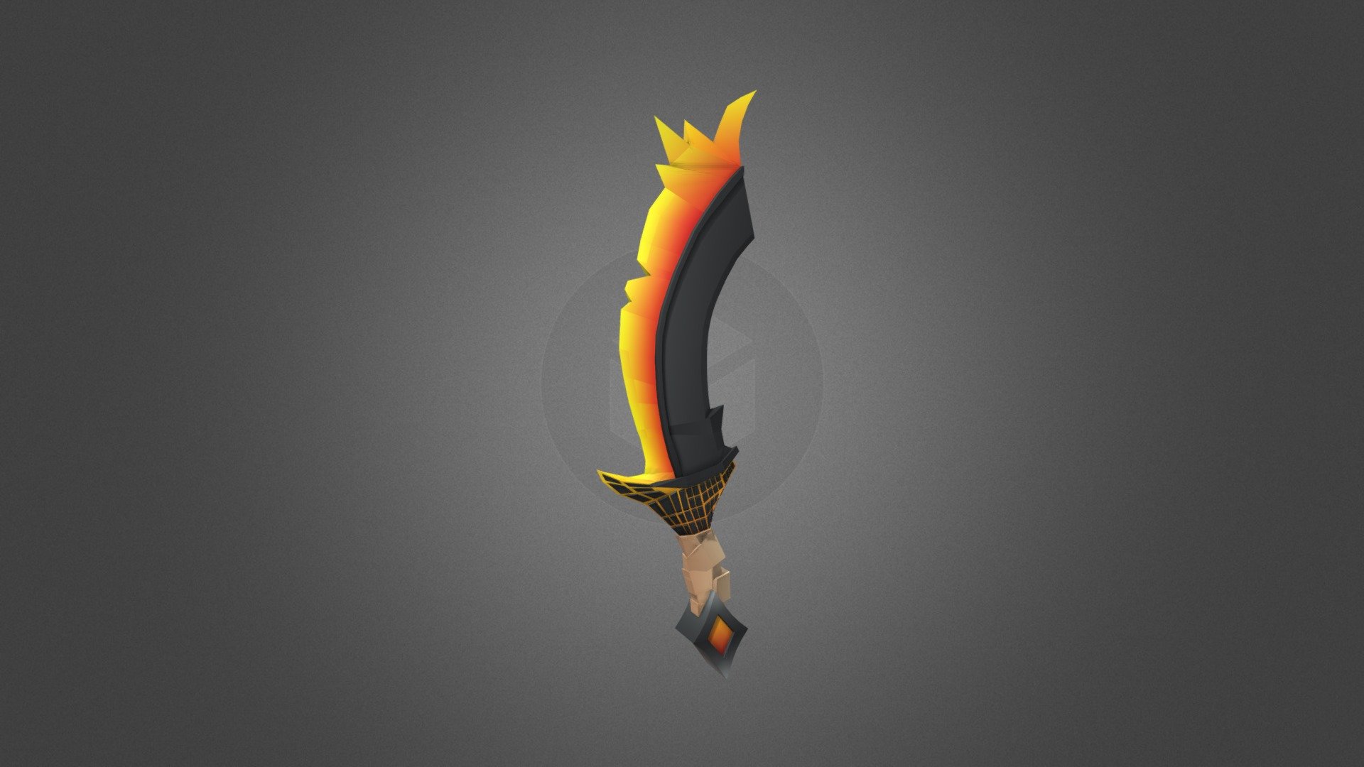 Magma Blade 3D model by The Gentlemen (gabriel.celis1618) [19676ba