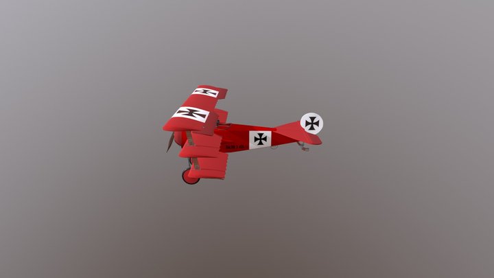 Fokker Dr.1 3D Model